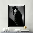 thumbnail image 1 of V For Vendetta, Canvas Home Decor, Wall Art Canvas, Living Room Printed Canvas, Famous Quote Wall Decor, V For Vendetta Art Canvas, Canvas Wall Decor - White Framed, 1 of 5