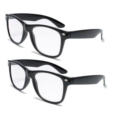 V.W.E. 2 Pairs Deluxe Reading Glasses - Comfortable Stylish Simple Readers Rx Magnification - Anti-Reflective AR Coating