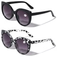 thumbnail image 1 of V.W.E. 2 Pairs Women Bifocal Reading Sunglasses Reader Glasses Round Cateye Vintage - Large Gradient Lens +2.75, 1 of 4