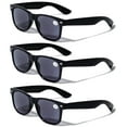 thumbnail image 1 of V.W.E. Unisex Fashion Reading Sunglasses, Black, 3 Pack, 1 of 3