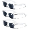 thumbnail image 1 of V.W.E. 3 Pairs Classic 80's Reading Sunglasses - Tinted Reader - Not Bifocal - Unisex 3.25, 1 of 3