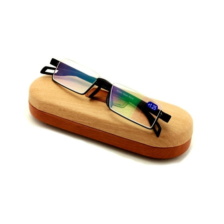 V.W.E. Featherweight Slim Half Rim Memory Flex Reading Glasses With Anti-reflective AR Coating
