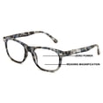thumbnail image 1 of V.W.E. Marble Fashion Clear Progressive Reading Glasses - Zero Power On Top - AR Coating Z126 +3.00, 1 of 4