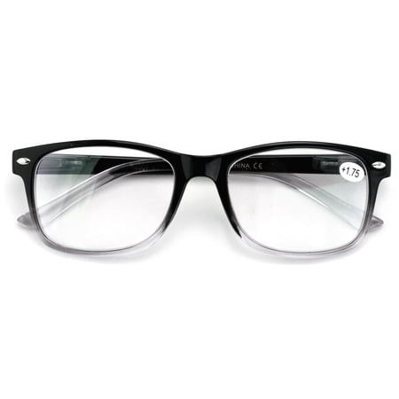 V.W.E. Rectangular Lightweight Reading Glasses - Anti-Reflective Coating - Spring Hinge Reader AR
