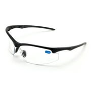 V.W.E. Bifocal High Performance Sport Protective Safety Glasses Bifocal - Clear Lens Reader Reading - Ansi Z87.1 Certified