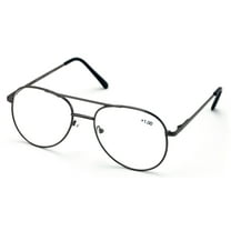 V.W.E. Spring Hinge Aviator Metal Frame Reading Glasses