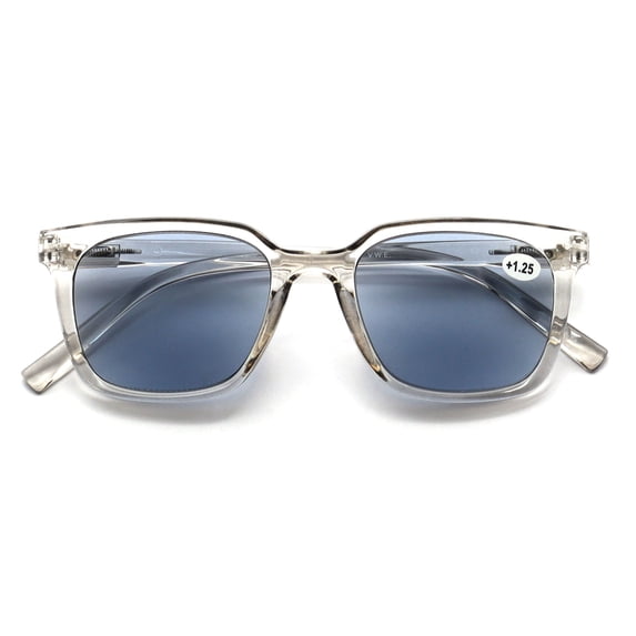 V.W.E. Transparent Fun Color Fully Tinted Reading Glasses - UV Protection Sunglasses Reader CR26 +2.25