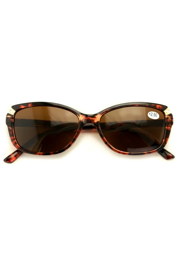 Women's Bifocals Reading Sunglasses Reader Glasses Vintage Outdoor Cateye Mosaic