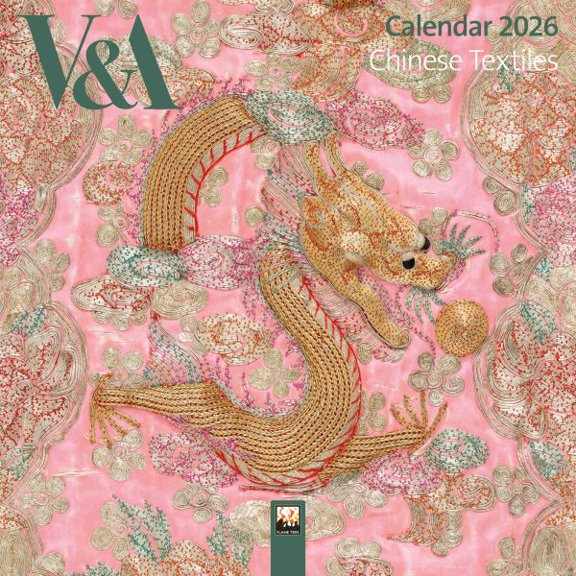 Pre-Owned V&a: Chinese Textiles Mini Wall Calendar 2026 (Art Calendar), (Paperback)