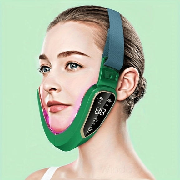 V-face Massage Advanced 6-speed Machine - USB Rechargeable Light Beige Facial Massager, Perfect Gift for Girlfriend