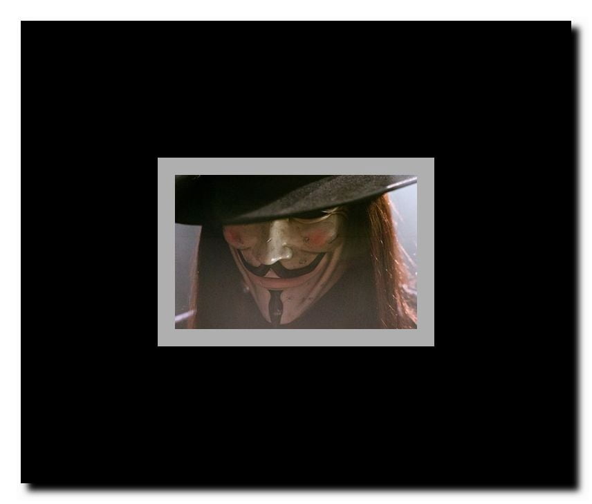 V for Vendetta Framed Movie Poster