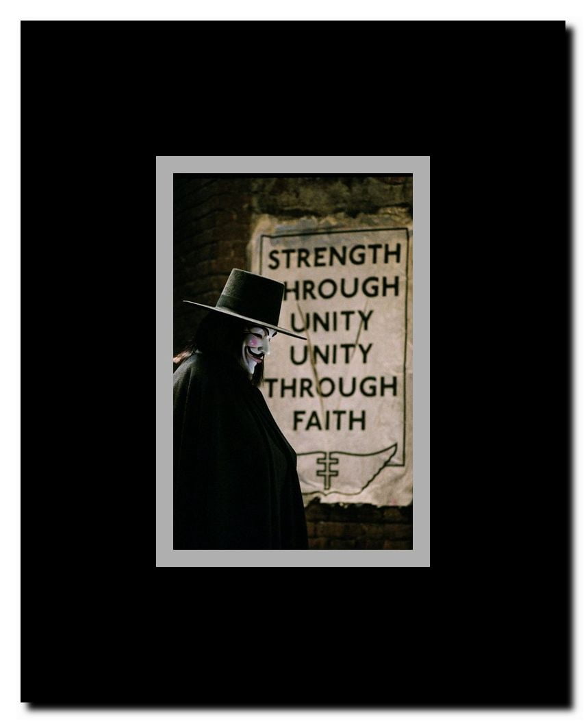 V for Vendetta Framed Movie Poster