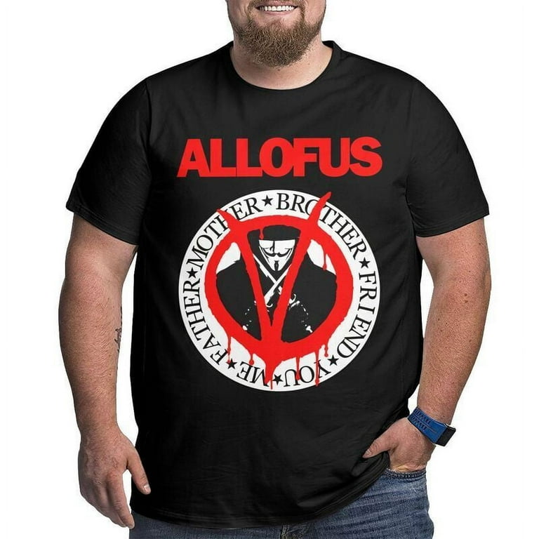 V for Vendetta Men's Plus Big Tall King Size T Shirt
