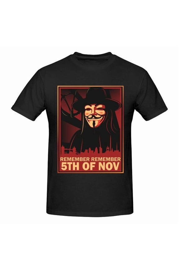 V for Vendetta Men's Short Sleeve T Shirt