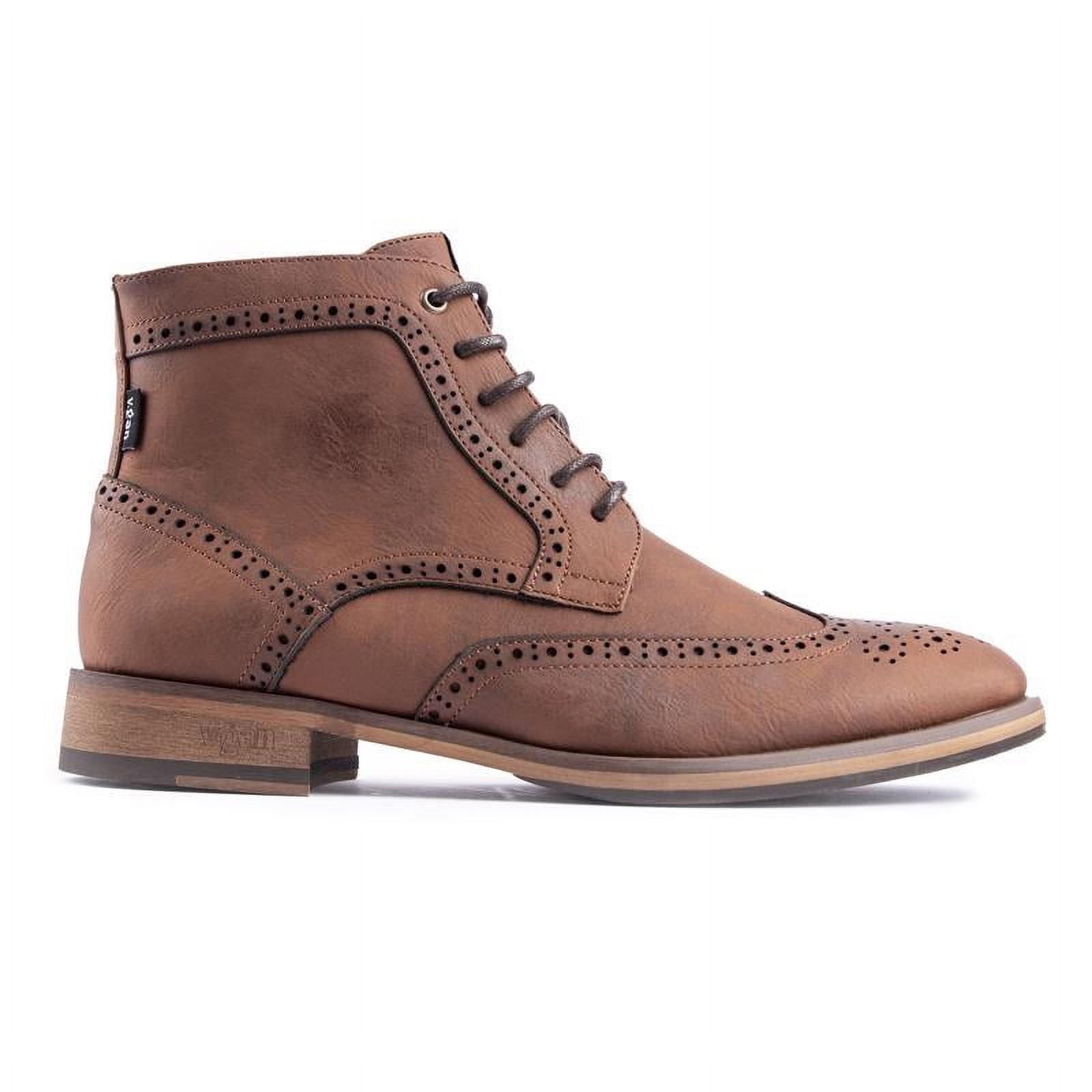Vegan brogue shop boots