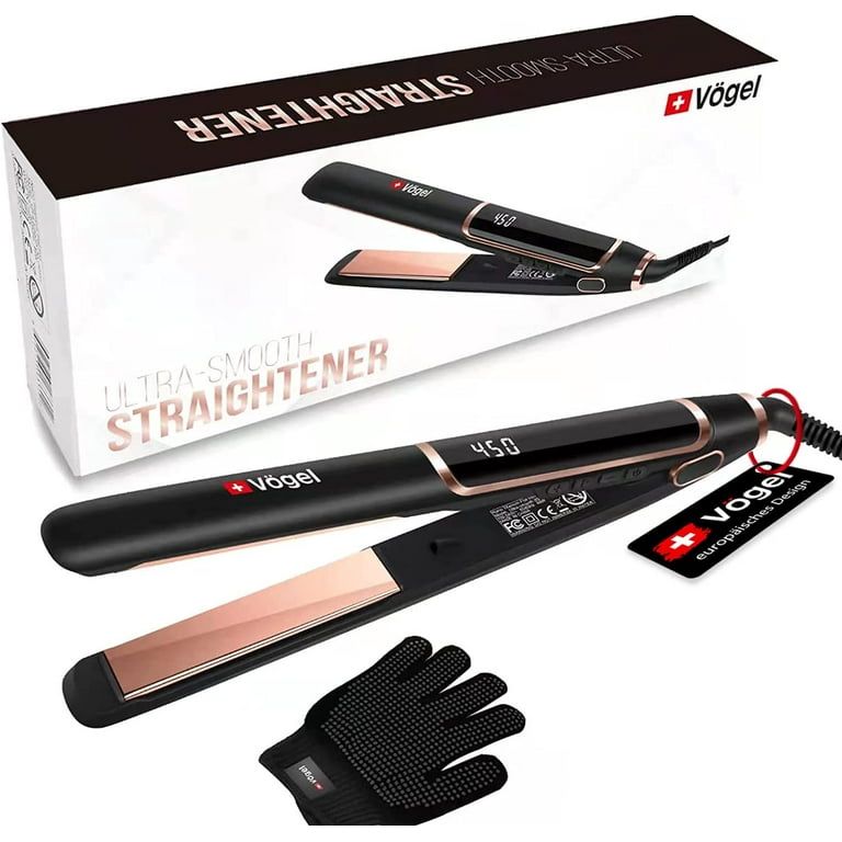 V gel Nano Titanium Hair Straightener Flat Iron Professional Hair