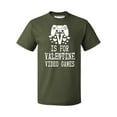 thumbnail image 1 of V is For Video Games Funny Gamer Men's T-shirt, XL, Military, 1 of 3