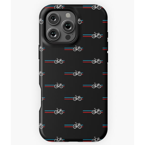 Vélo Stripes Velodrome Cycling Track Phone Case for iPhone 16 15 14 13 12 11 Pro Max