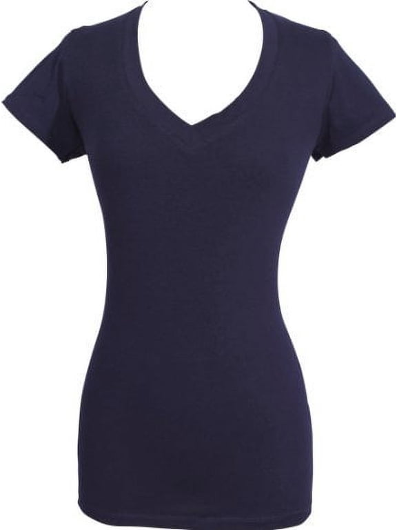 V-neck Cotton T-Shirt Tee