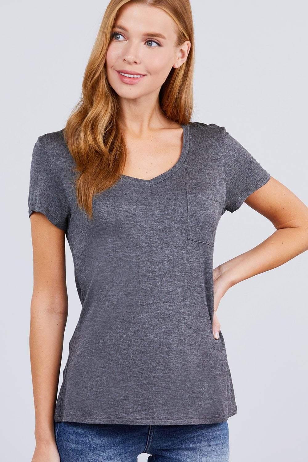 V-neck Jersey Top