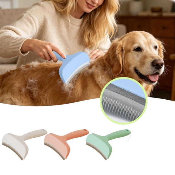 V-shaped Hair Removal Comb, Compact Teeth Brush with Handle, Versatile Grooming Tool for Face & Body, Efficient Hair Removal for Home Use, Topliu
