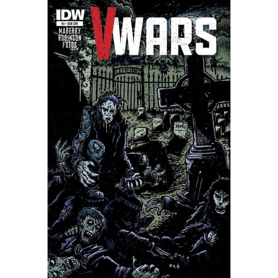 V-wars #2 Subscription Var IDW Comics Comic Book