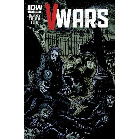 V-wars #2 Subscription Var IDW Comics Comic Book