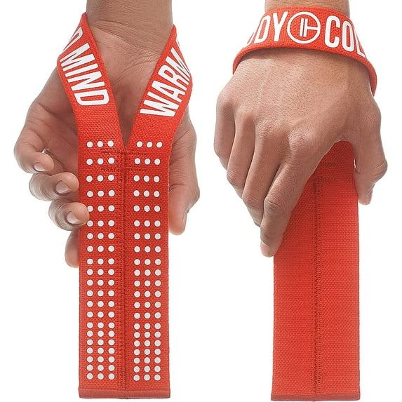 V1 Lifting Wrist Straps for Olympic Weightlifting - Rated at 660 lb - Hand Wraps for Powerlifting, Weight Lifting, Bodybuilding Functional/Cross Training, Deadlift Gym Bar, Cotton