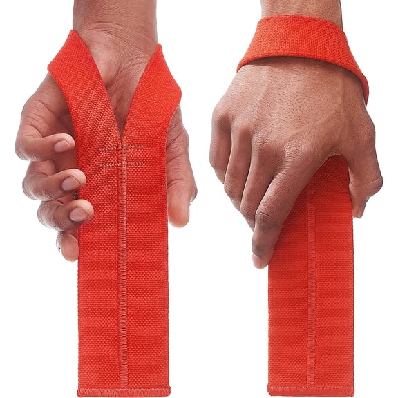 V1 Lifting Wrist Straps for Olympic Weightlifting - Rated at 660 lb - Hand Wraps for Powerlifting, Weight Lifting, Bodybuilding Functional/Cross Training, Deadlift Gym Bar, Cotton
