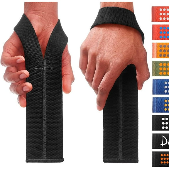 V1 Lifting Wrist Straps for Olympic Weightlifting - Rated at 660 lb - Hand Wraps for Powerlifting, Weight Lifting, building Functional/ , Deadlift Gym Bar,