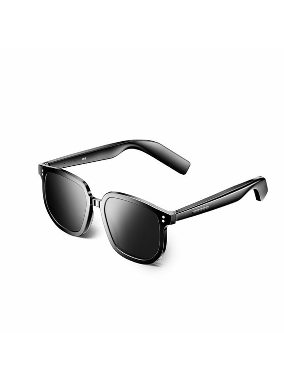 V1 Pro Smart Glasses - Hands-Free HD Calls & Open-Ear Audio | 50Hrs Playtime, UV400 Polarized Lenses | Voice-Controlled Camera & Music | FCC/CE Certified Wireless Eyewear