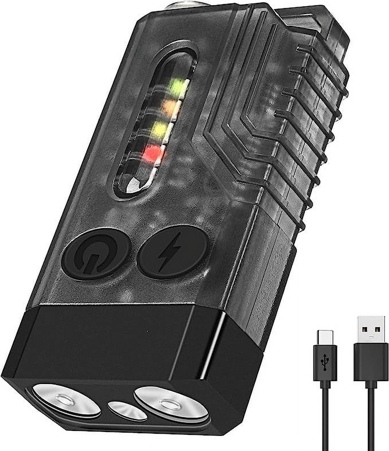 V10 LED Small Powerful EDC Flashlight with 365nm UV Red Green Blue