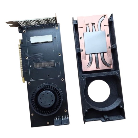 V100 SXM2 GPU To Standard PCIe Adapter Board With Builts In Fan For High Performances Computing