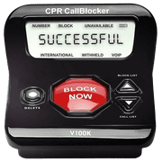 V100K CPR Call Blocker for Landline Phones  Stop All Unwanted Calls at a Touch of a Button - Block up to 110,000 Robocall Nuisance Numbers with Caller ID