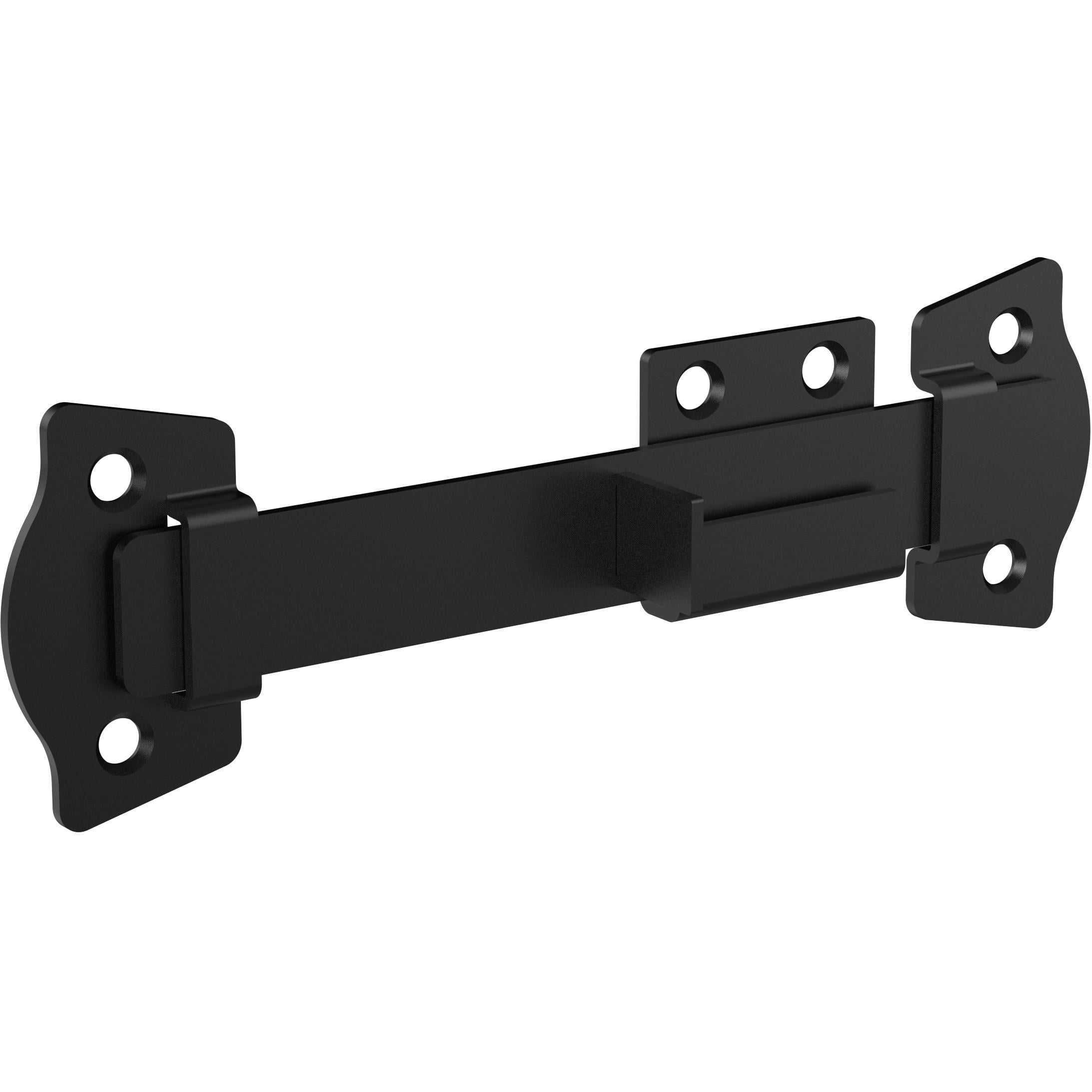 Black Steel Universal Manual Gate Latch