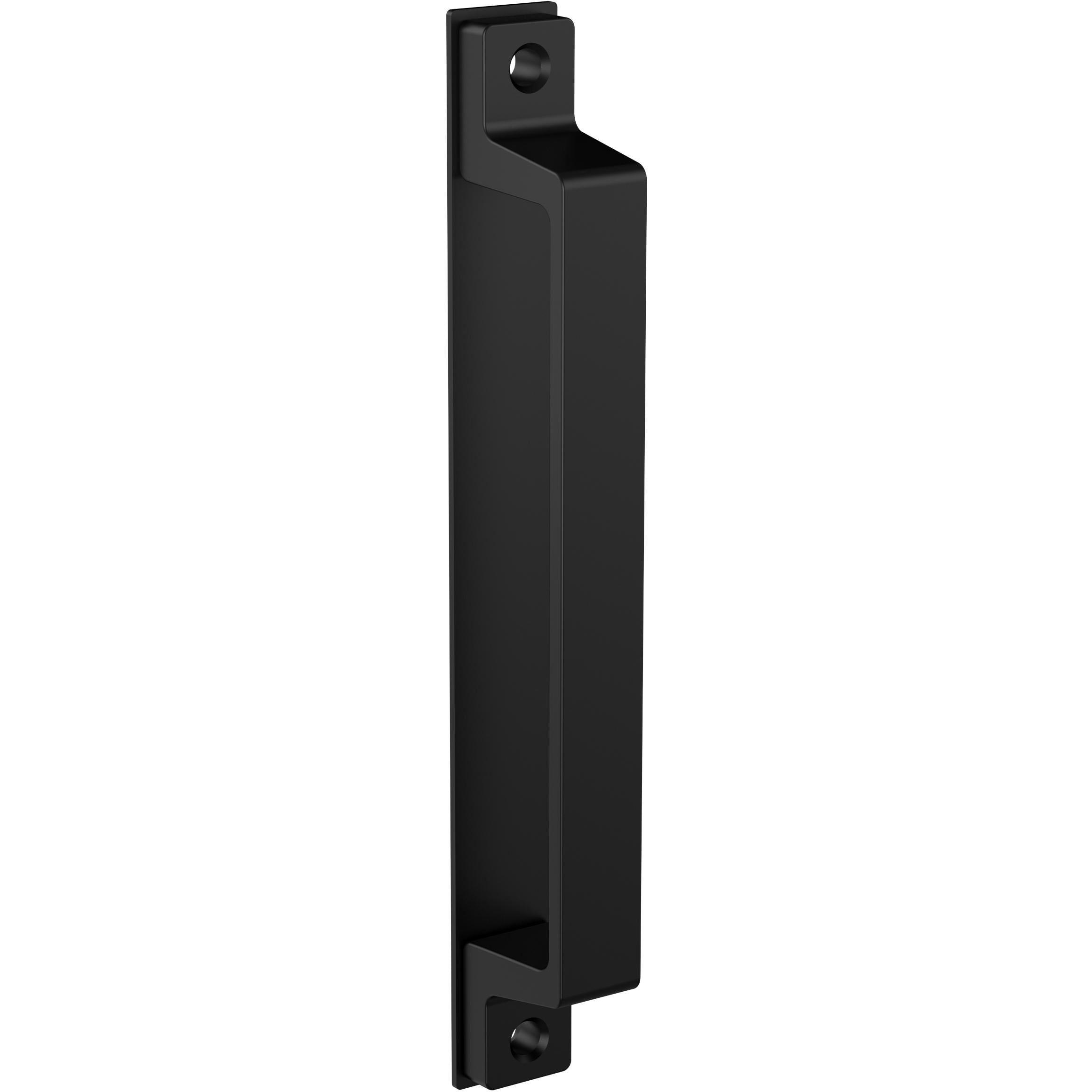 Modern Black Steel Gate Pull Handle for Wood Fencing