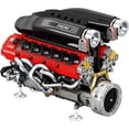 thumbnail image 1 of V12 Engine Building Kit for Adults, 65° V-Angle Supercar Engine Model with Motor, Precision Mechanical Model Engines Kit for Display & Collection, 1 of 7