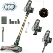 Laresar V12 Cordless Vacuum Cleaner, 2H Fast Charge 600W 65KPa Strong Suction, 80Mins Runtime Stick Vacuum for Carpet Hard Floor Pet Hair