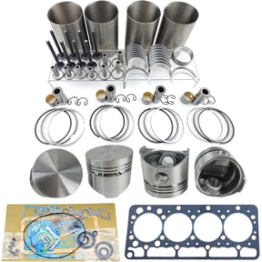V1200 Engine Overhaul Rebuild Kit FOR Kubota V1200 Engine RX245 RX275 RX2750 Loader B2150 B9200 Tractor Piston Diameter 75mm