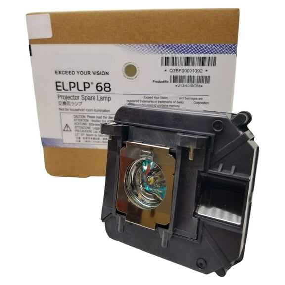 OEM V13H010L68 Lamp & Housing for Epson Projectors  - 1 Year Jaspertronics Full Support Warranty! - 1 Unit per pack