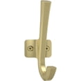 thumbnail image 1 of V1457 Powell Angled Hook - Brushed Gold, 1 of 7