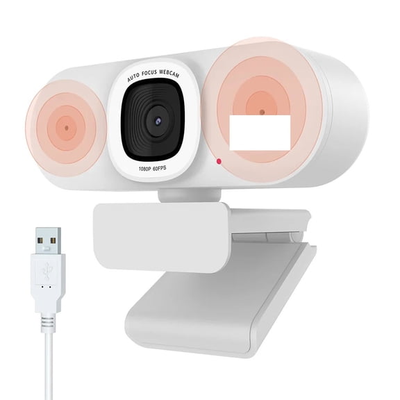 V15-AFL 2K Full Hd Webcam Auto Ring Light Web Camera For Pc And Laptop