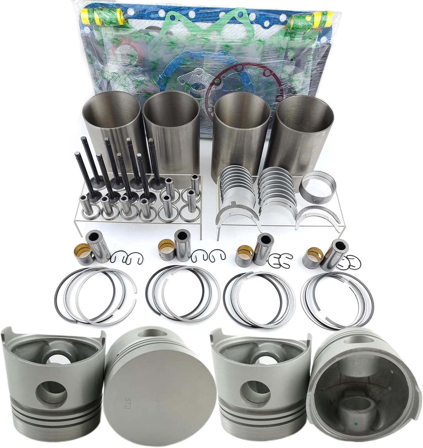 V1702 Engine Rebuild Kit Fits for Kubota V1702 IDI Indirect Injection ...