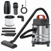 V18000PA Commercial Vacuum Cleaner 2Peak Horsepower Suction Lightweight 3-in-1 Wet Dry Vacuum Cleaner with Hair Dryer for Cleaning Cars, Boats, Pet Hair, Hard Floors
