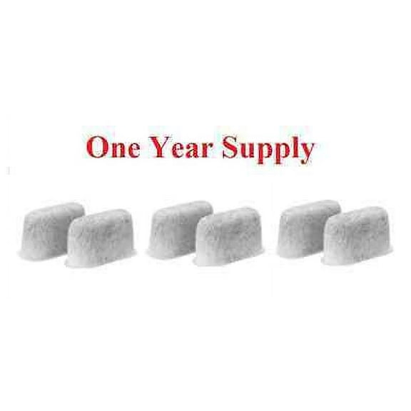 Charcoal Water Filters For Cuisinart Coffee makers - 6 Pieces