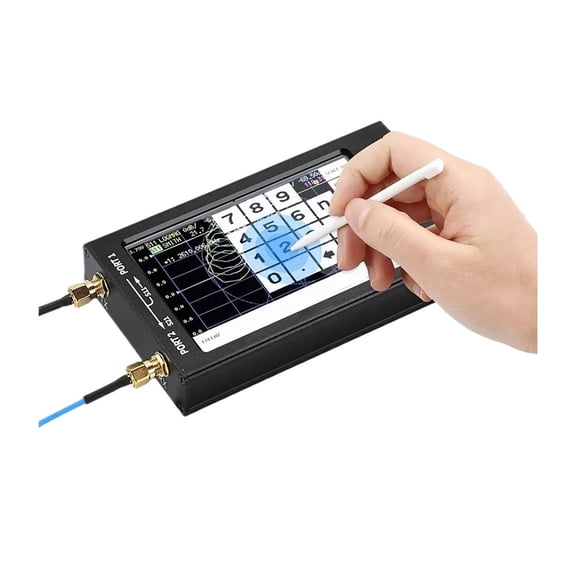 V2 4.3Inch Vector Network Analyzer 50KHz-3GHz HF VHF UHF Antenna Analyzer Portable VNA 301 Scan Points