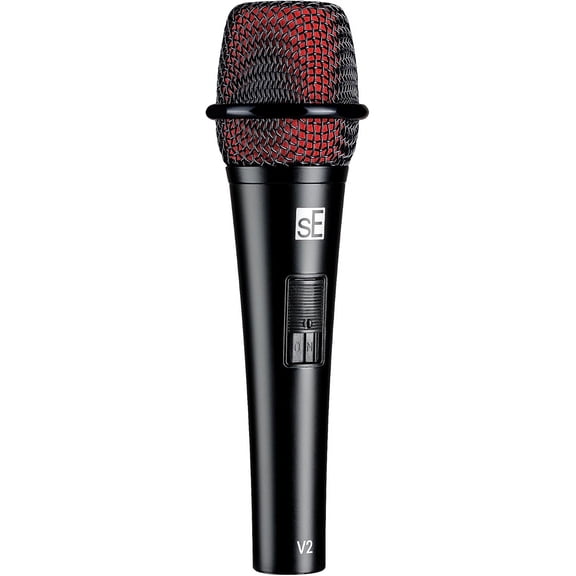V2-SW-QTR Supercardioid Dynamic Handheld Microphone with On/Off Switch and 15ft for Karaoke