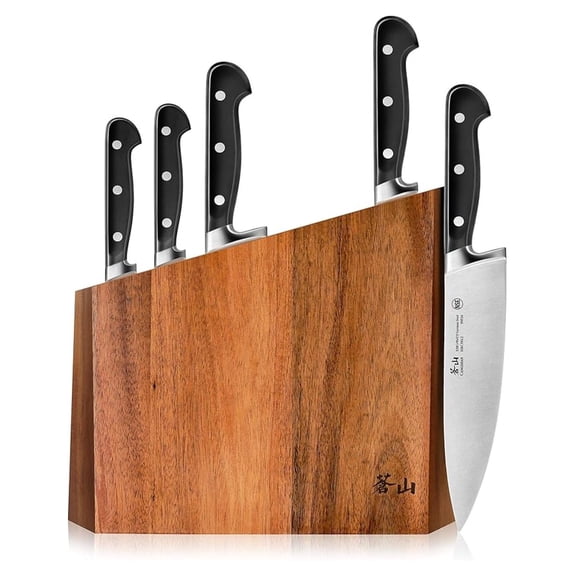 V2 Series 59908 6-Piece German Steel Forged Knife Block Set