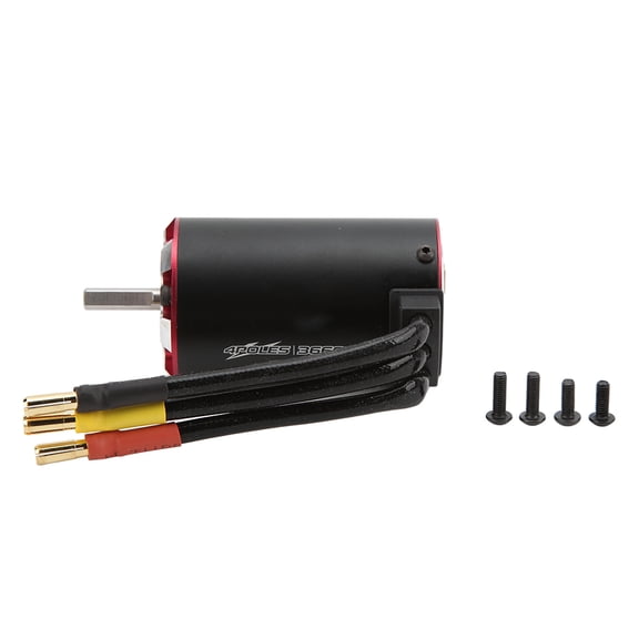 V2 Supersonic 3660 2800KV 4 Pole Brushless Motor with Temperature Sensor for 1/8 1/10 Car Upgrade Parts