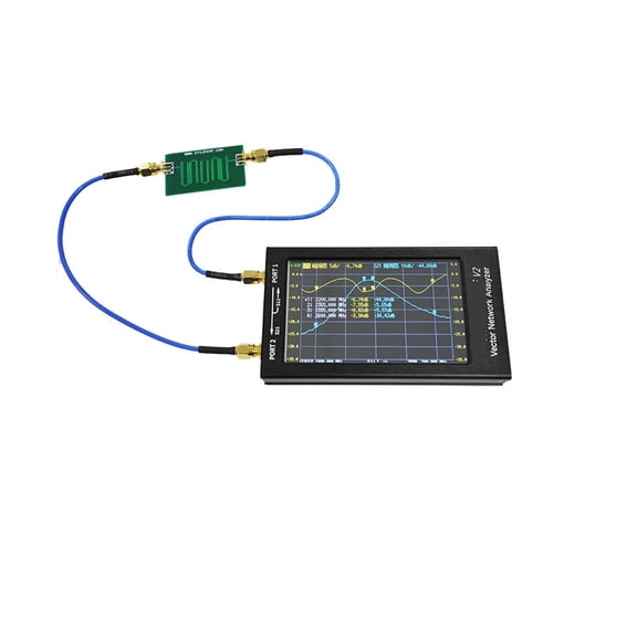 V2 Vector Network Analyzer 4.3-inch VNA Handheld Antenna RF Tester Vector Netwrok Analyze WIFI